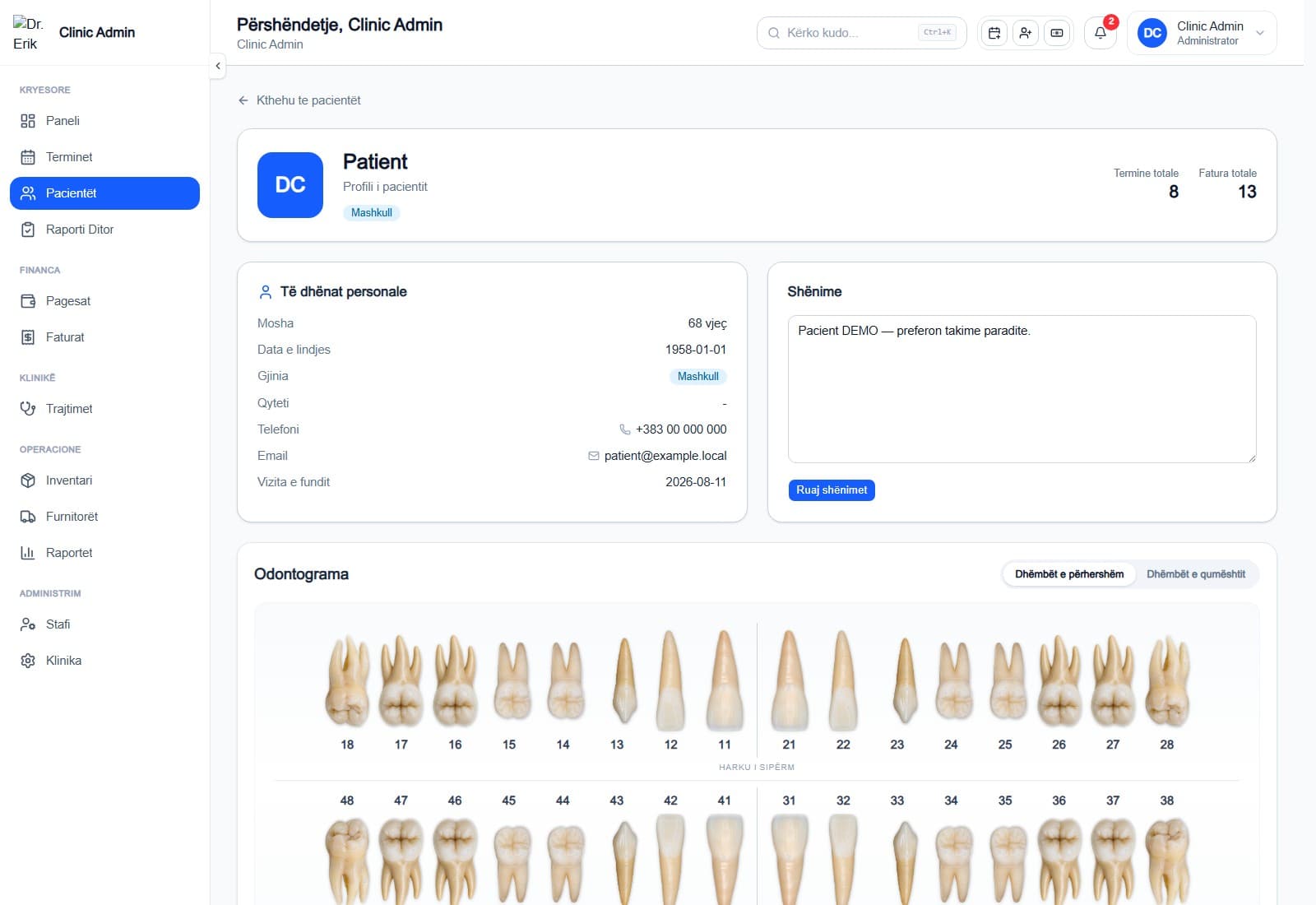 Dental Clinic CRM 3