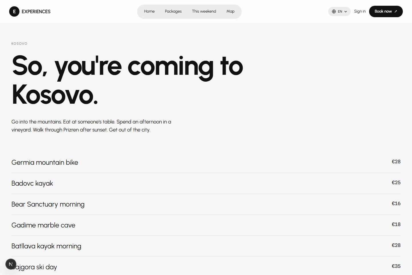 Kosovo Experience 5